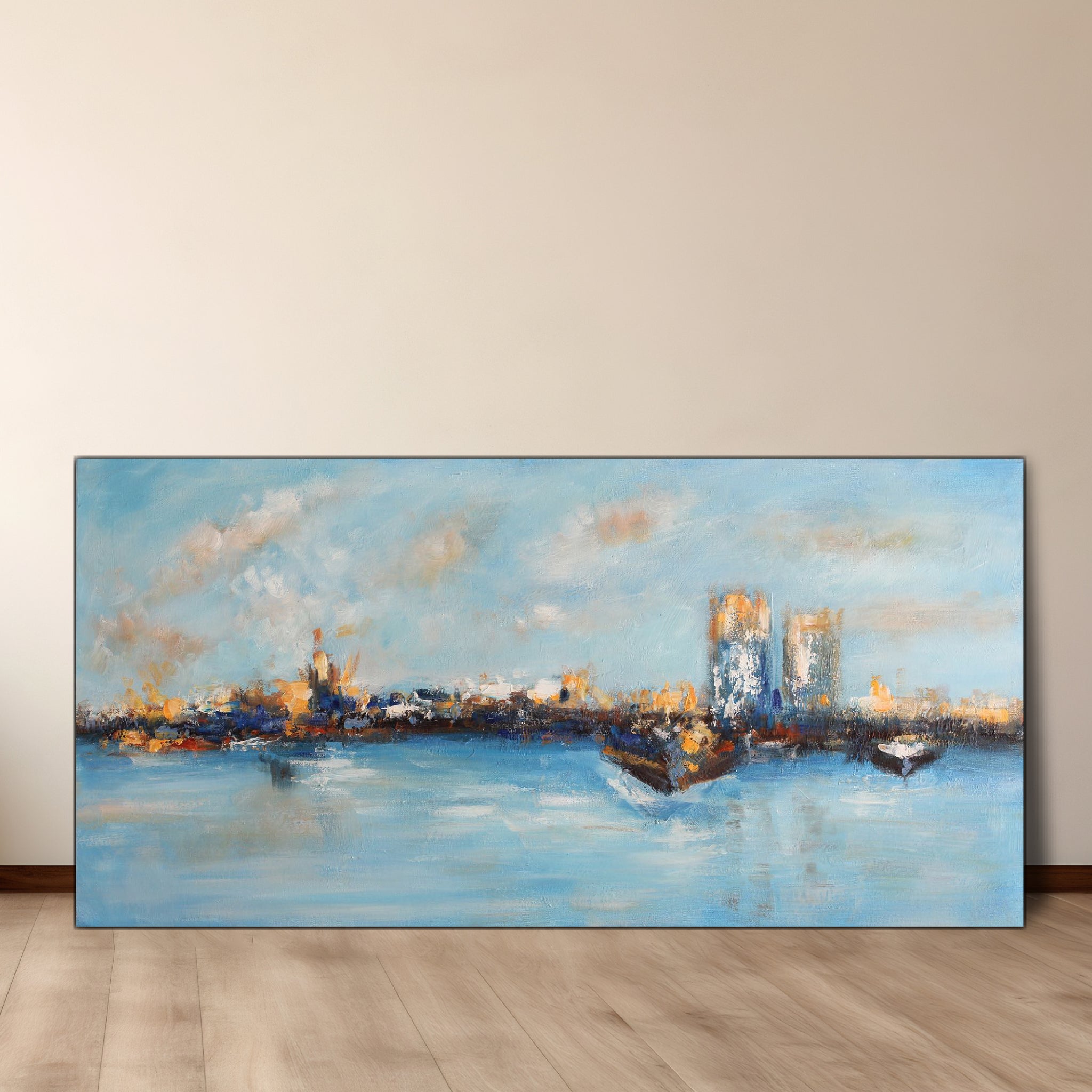 Blue Cities | Abstract Art