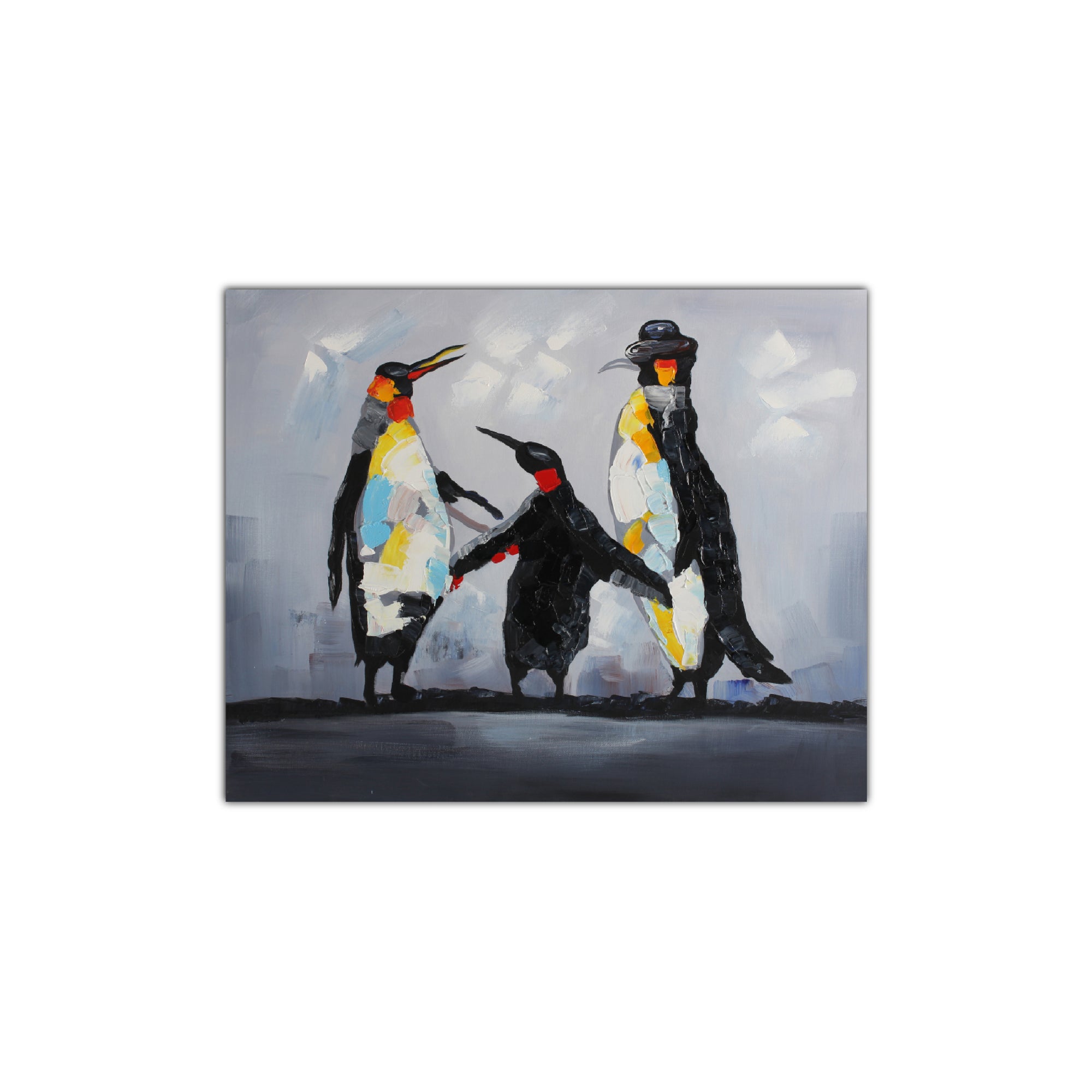 Happy Feet Family | Animal Art