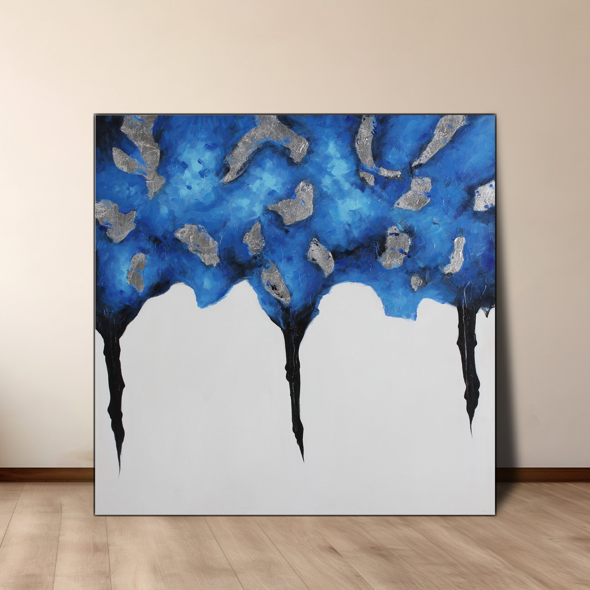 Intertwined Lilac | Abstraqct Art