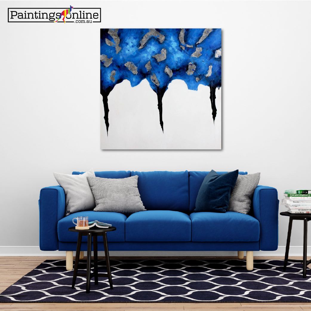Intertwined Lilac | Abstraqct Art