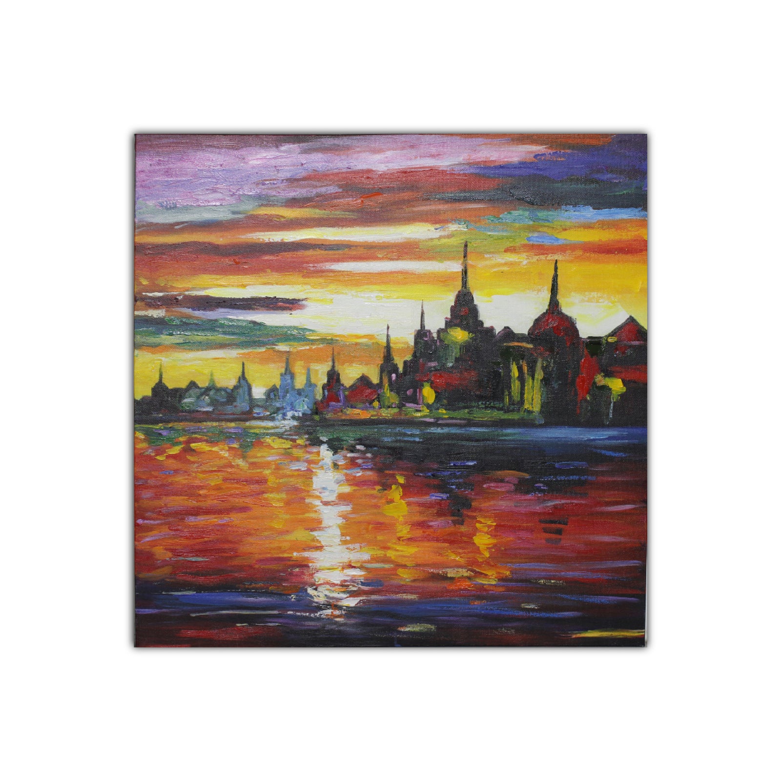 Peaceful Rooftops | Seascape Art