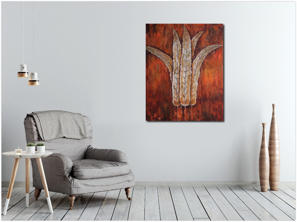 Acceptance In Brown | Floral Art