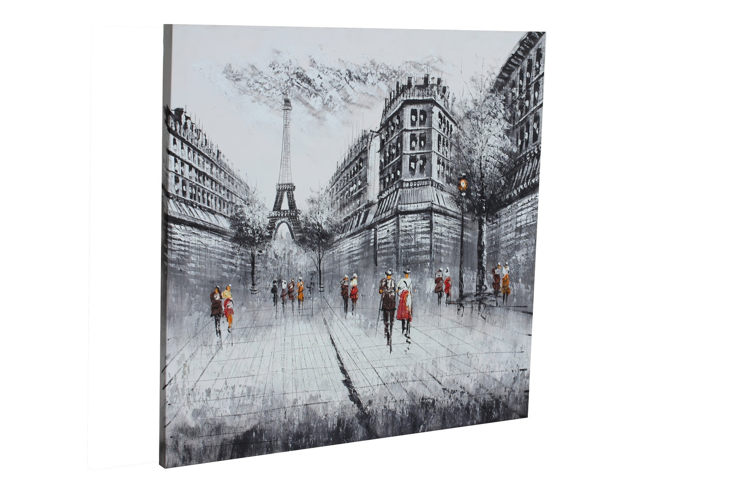 Clouded Gray Eiffel | Cityscape Art