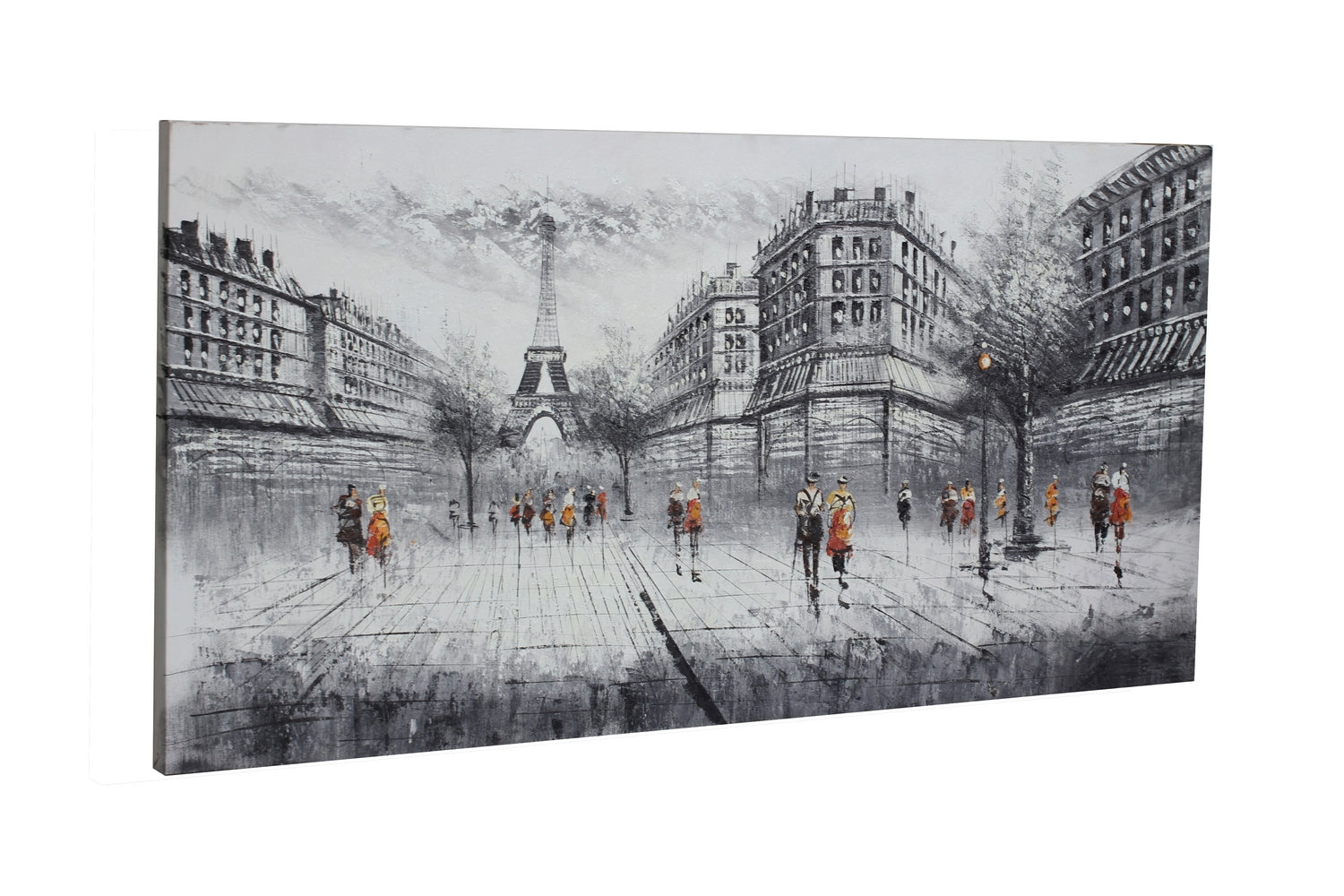 Clouded Gray Eiffel | Cityscape Art