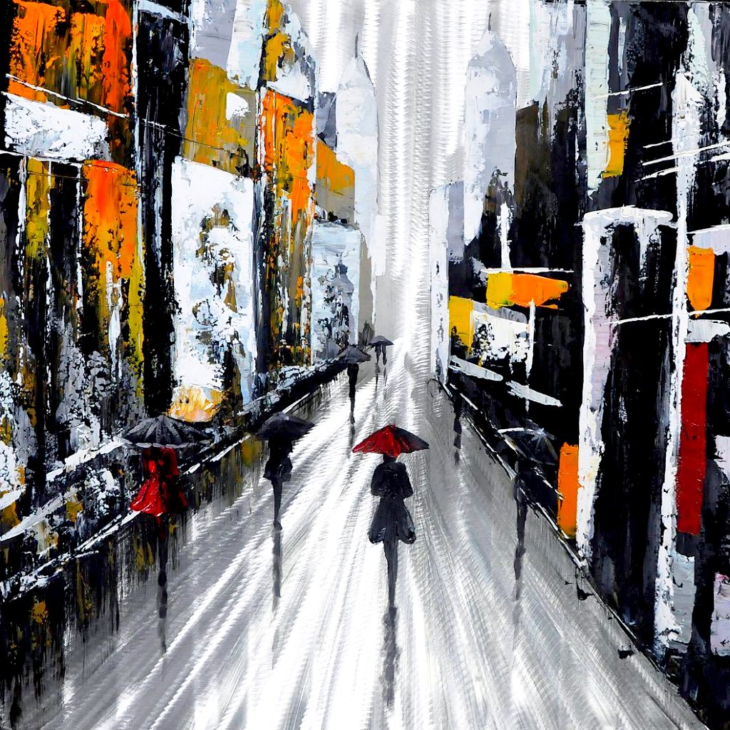 Colorblind Deadend | City Scape Art