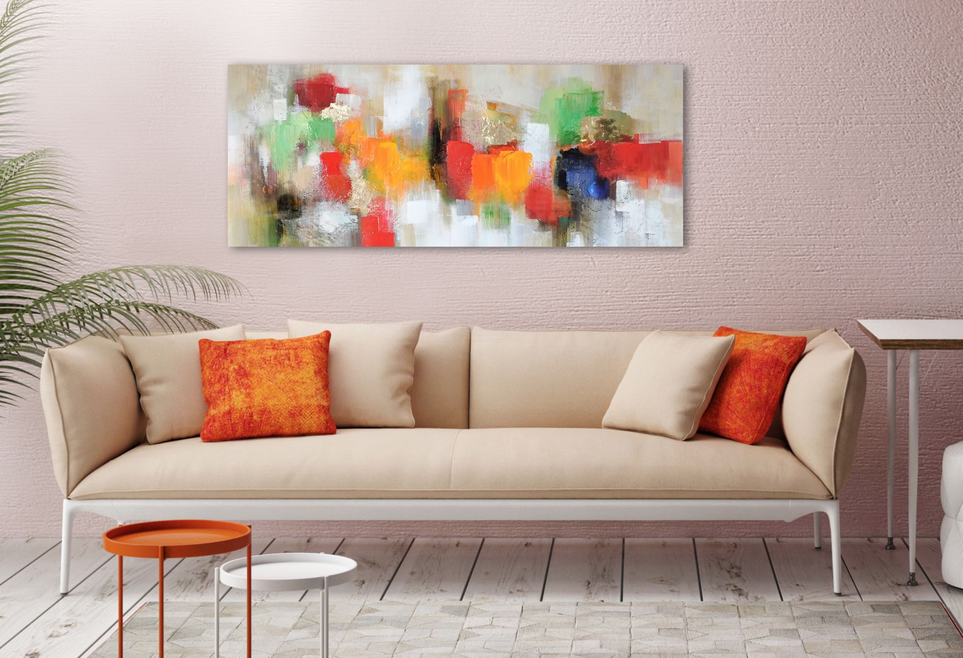 Cotton Ball Dance | Abstract Art