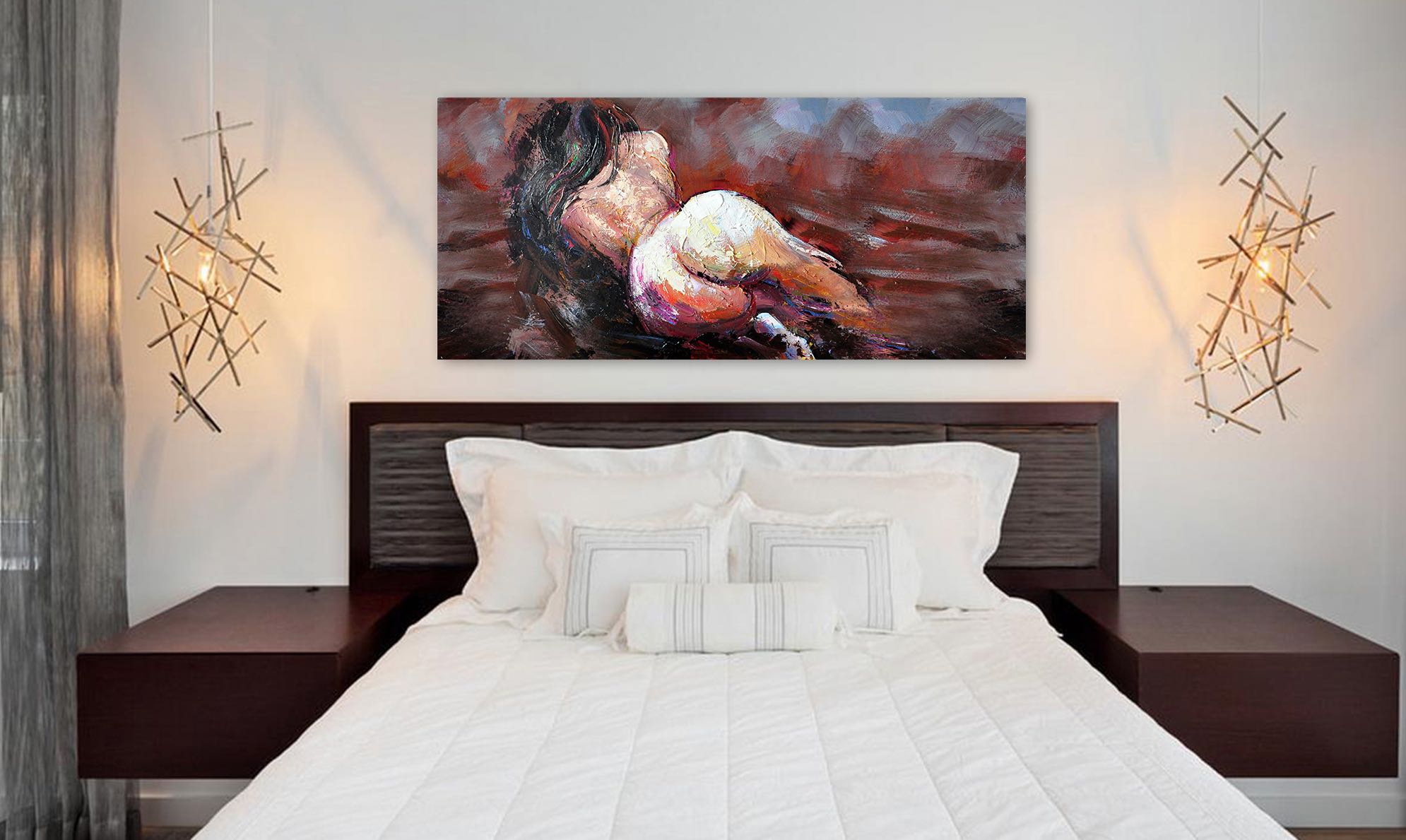 Dark Black Hair | Nude Art