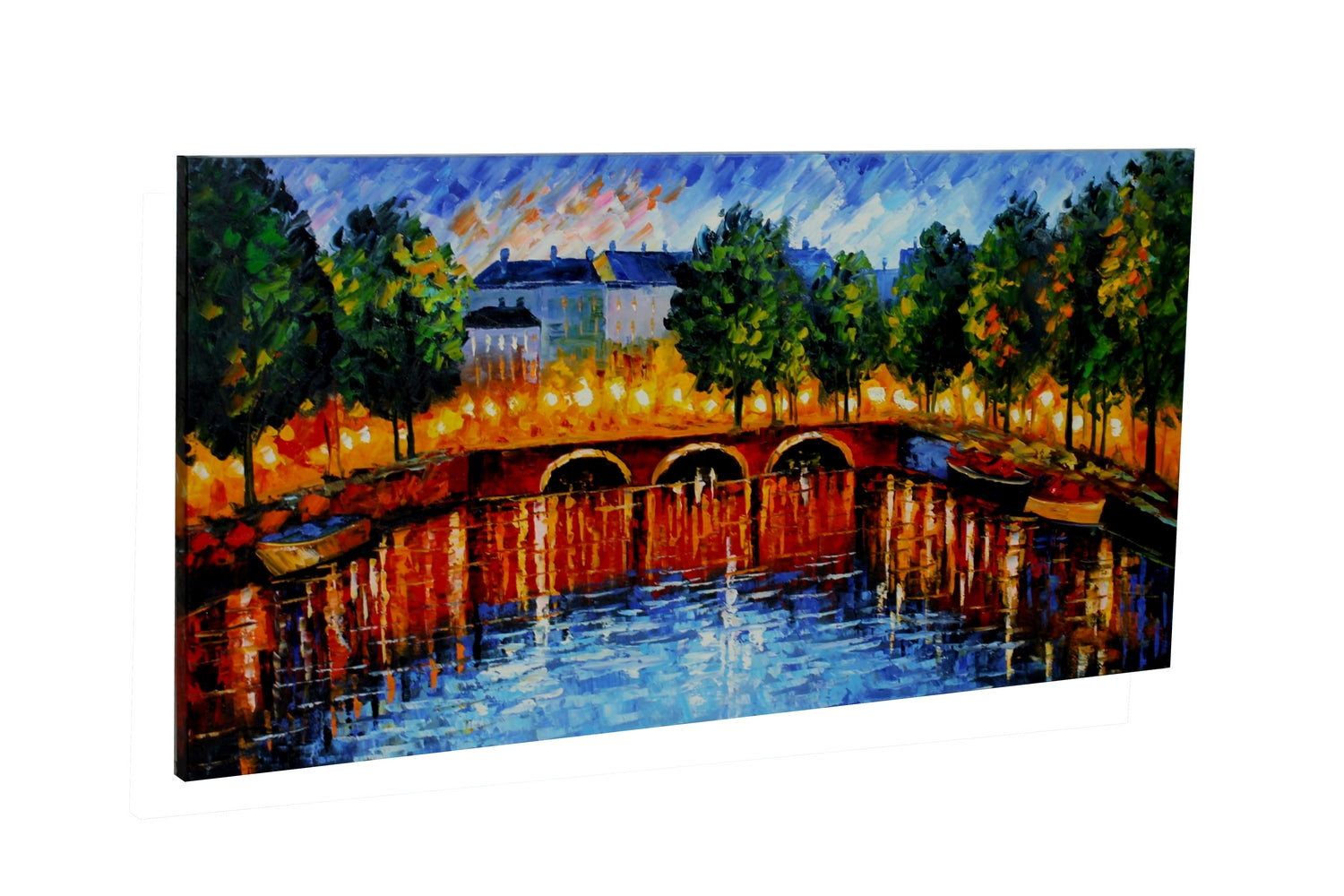 Golden Kiss Bridge | Seascape Art