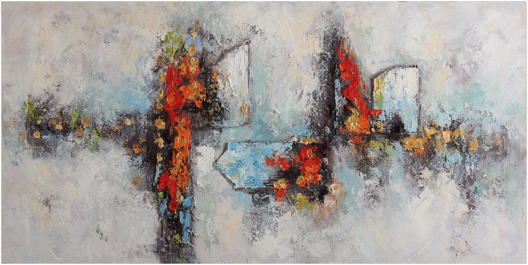 Misty Figures | Abstract Art