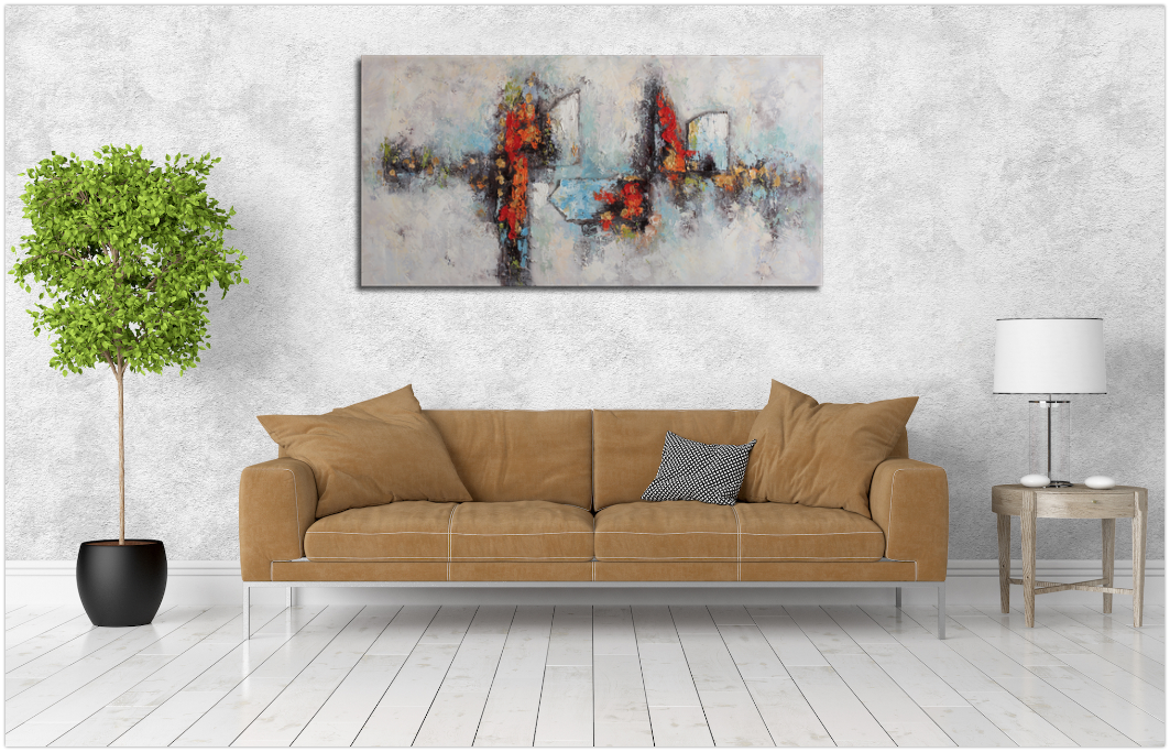 Misty Figures | Abstract Art