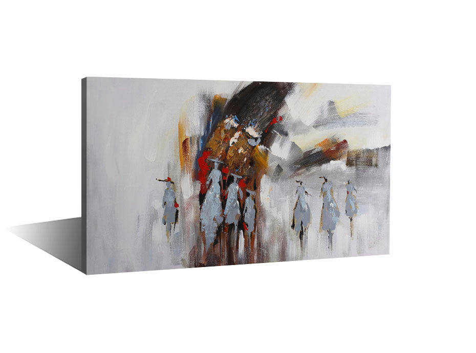 Walking Together | Abstract Art