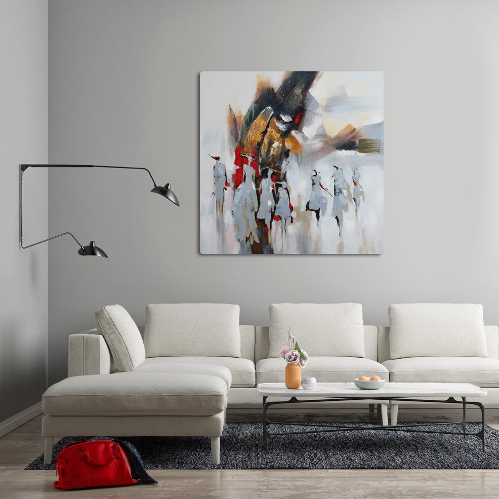 Walking Together | Abstract Art