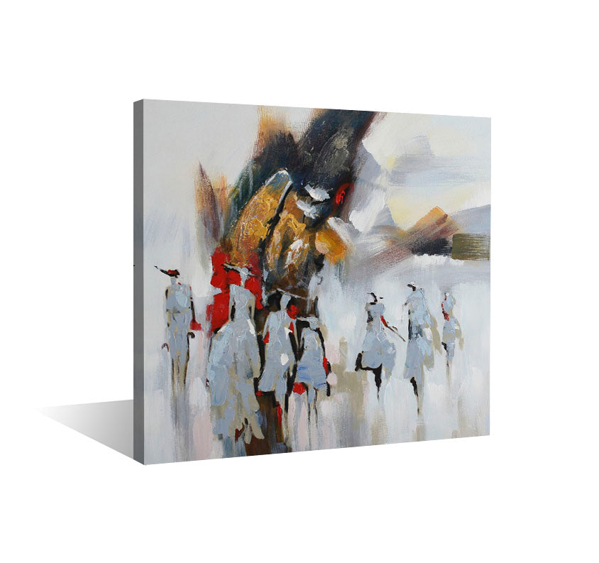 Walking Together | Abstract Art