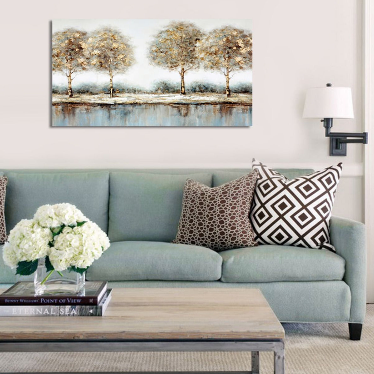 Winter Lake | Landscape Art