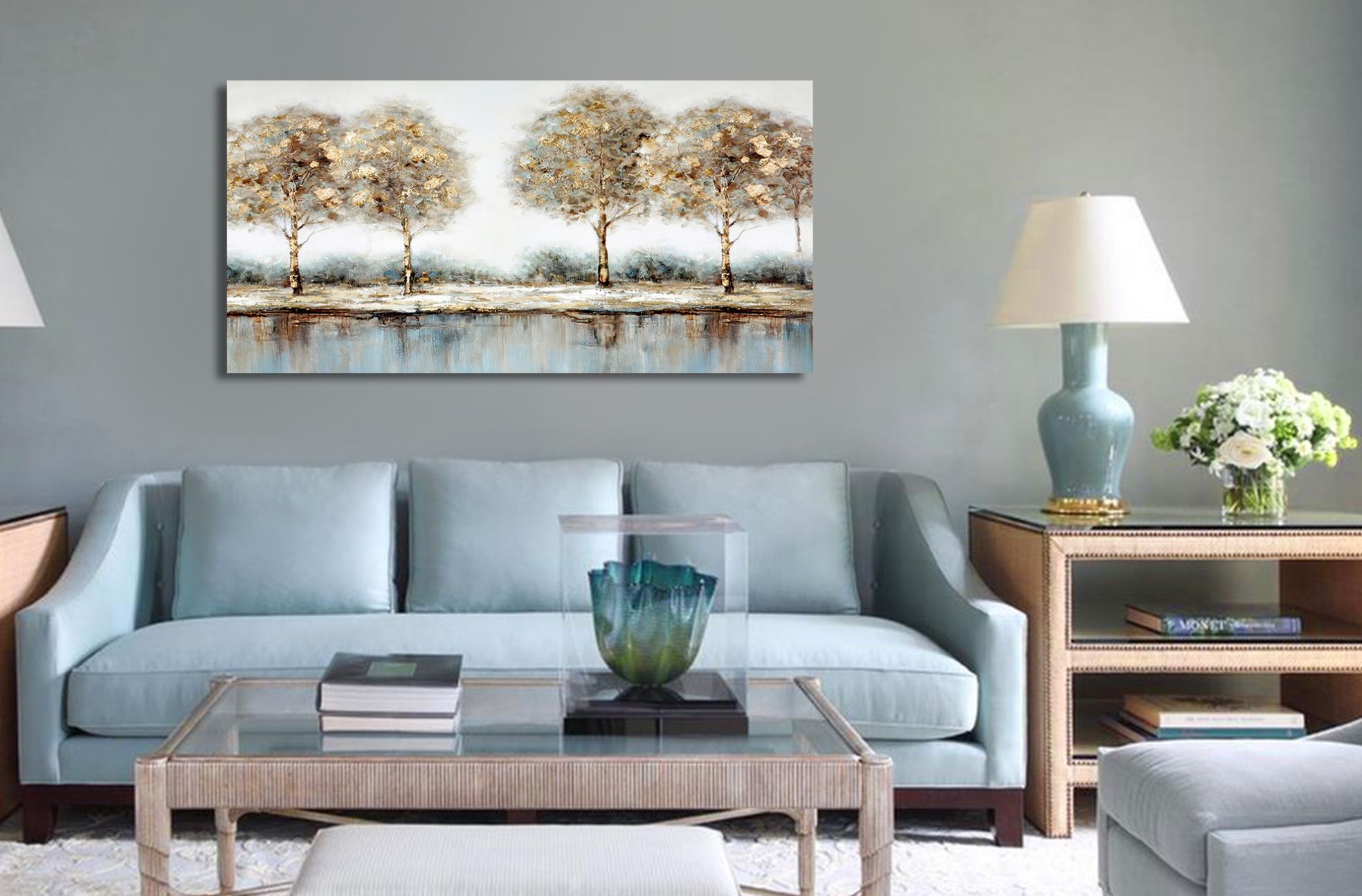 Winter Lake | Landscape Art