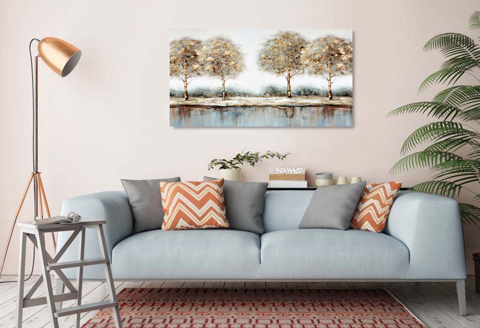 Winter Lake | Landscape Art