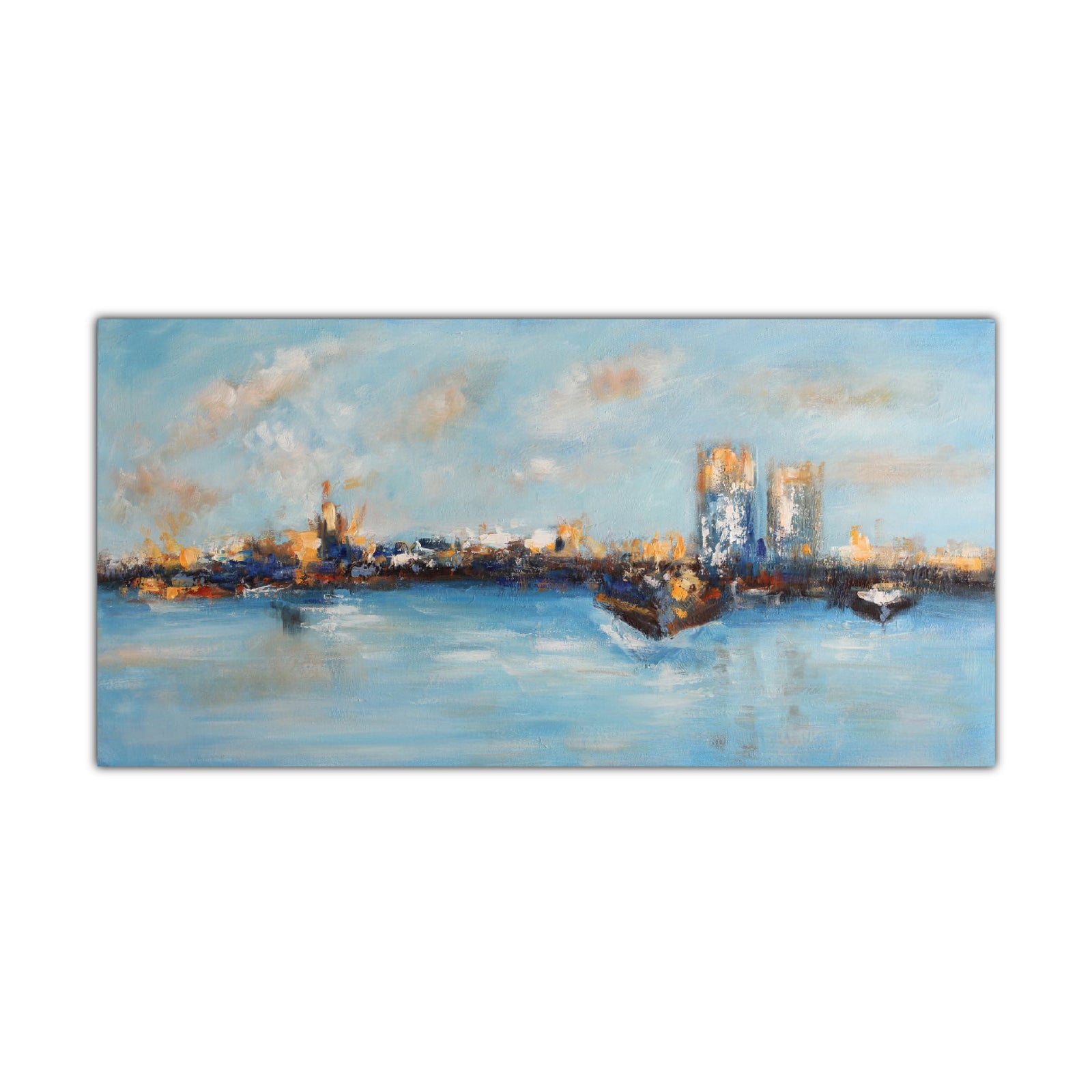 Blue Cities | Abstract Art
