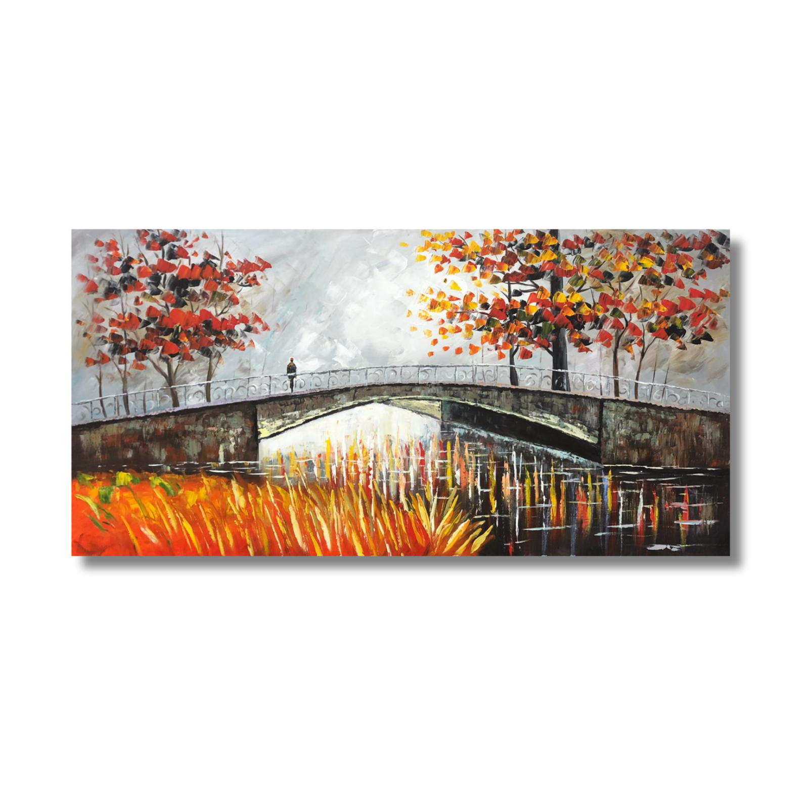 Bride On Lake Knife Art