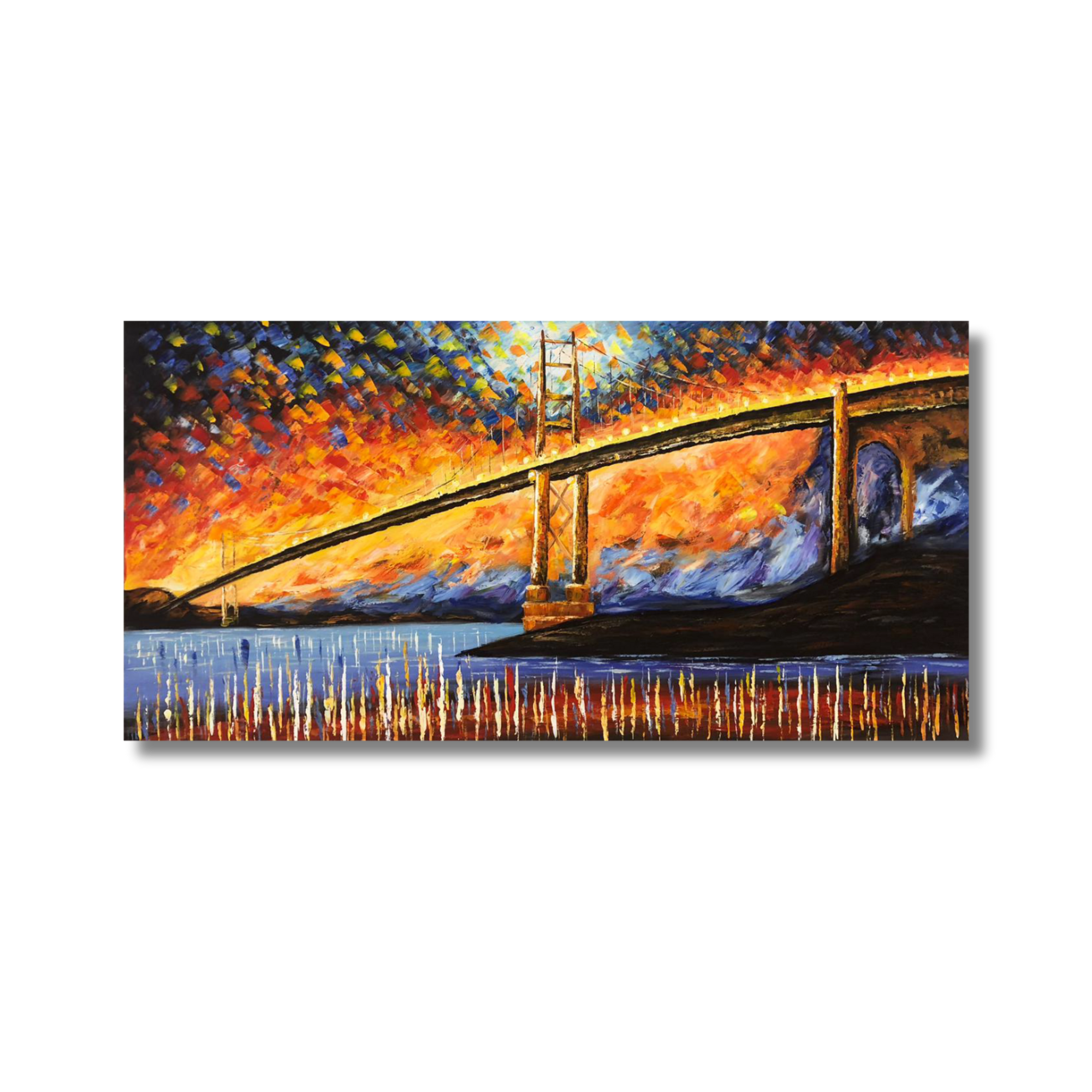 Bridge Large Canvas Painting
