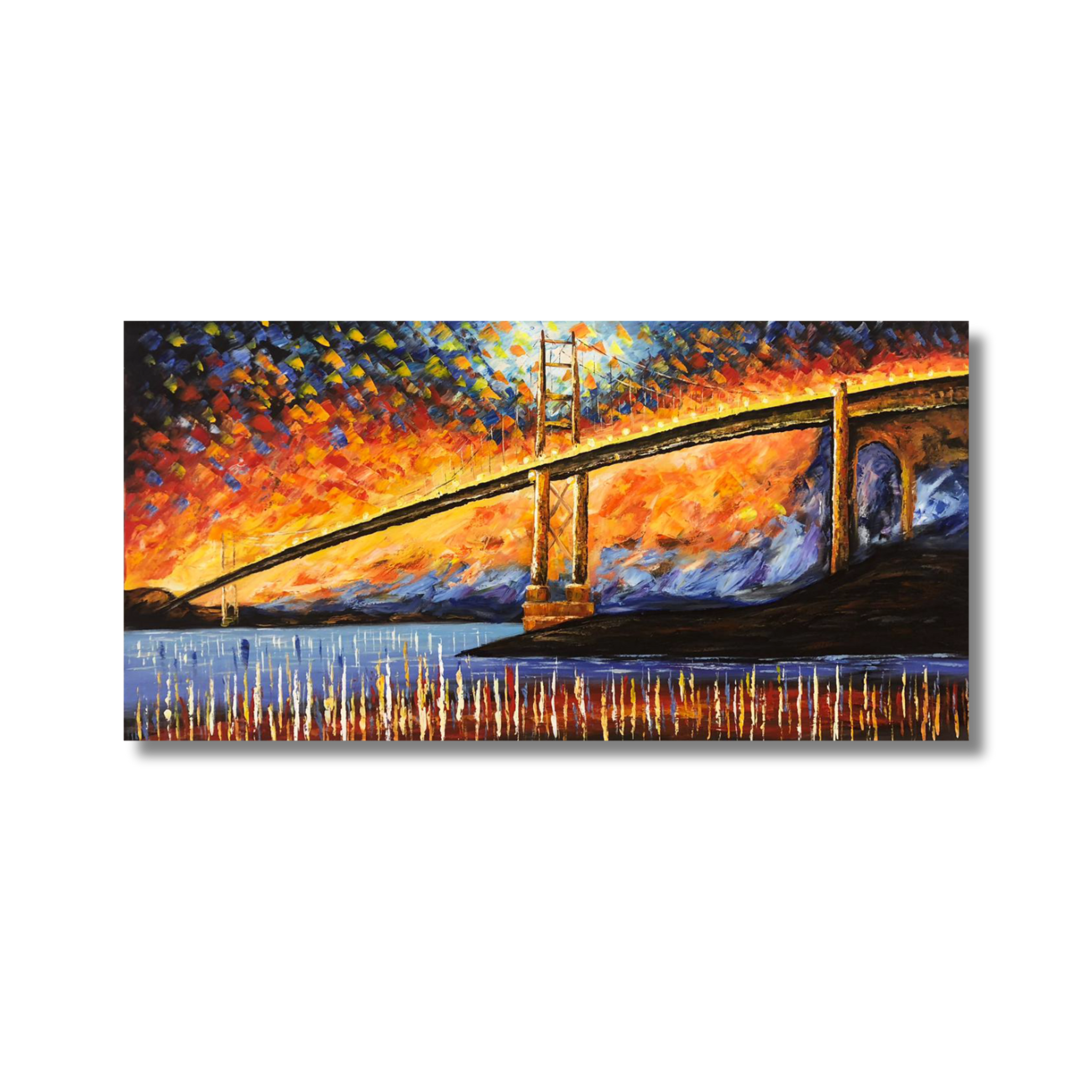 Bridge Large Canvas Painting