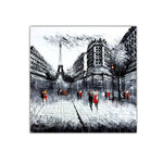 Clouded Gray Eiffel | Cityscape Art