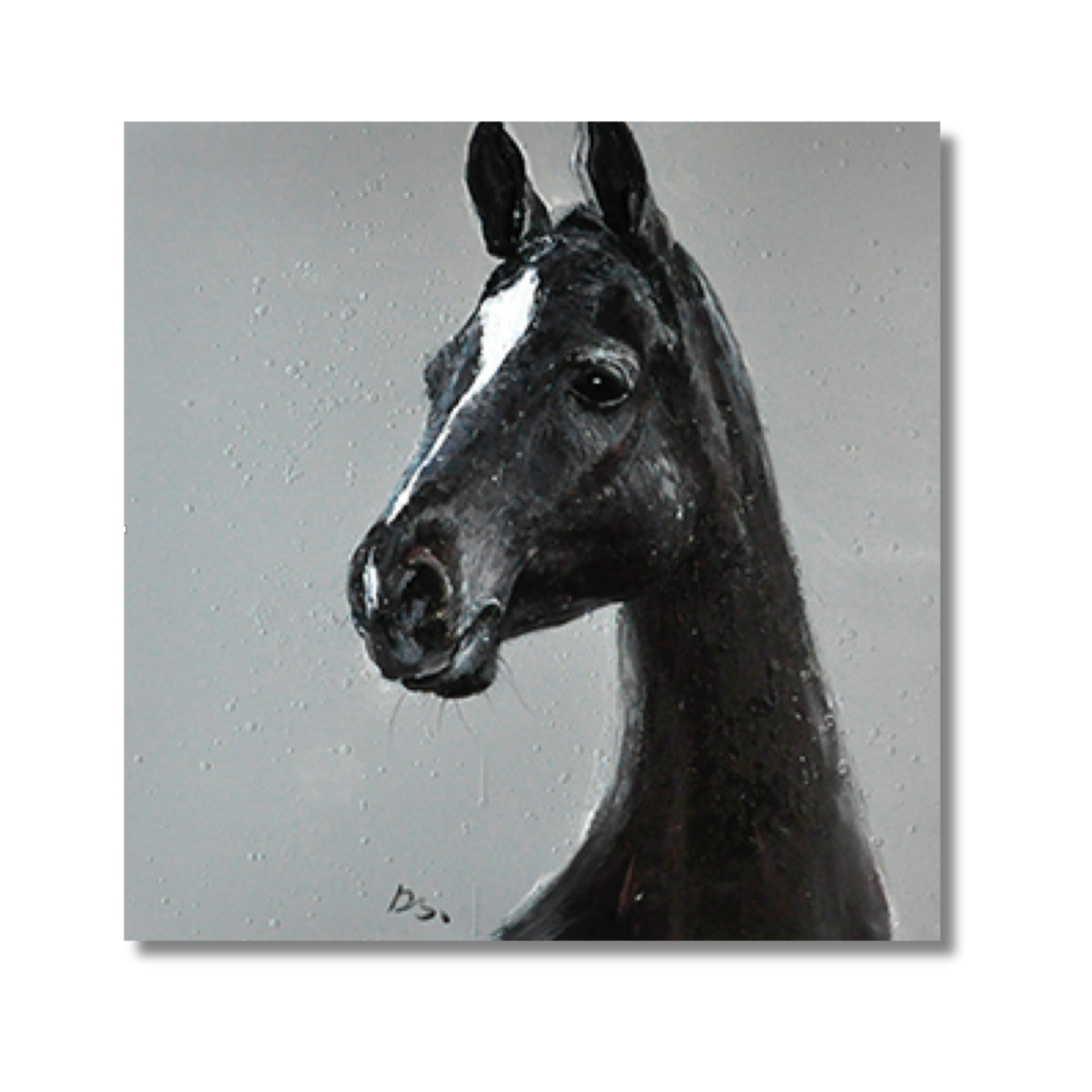 Elegant Horse on Canvas