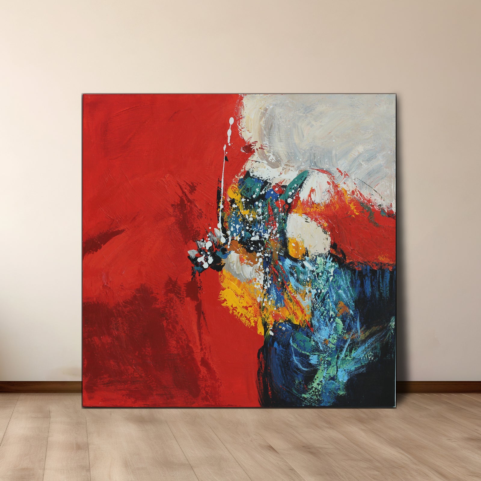 Fiery Clown | Abstract Art