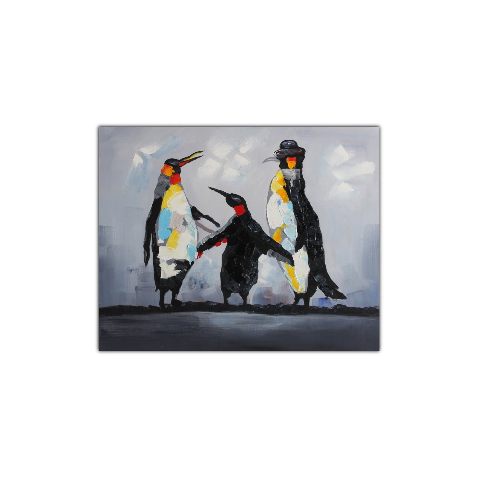 Happy Feet Family | Animal Art