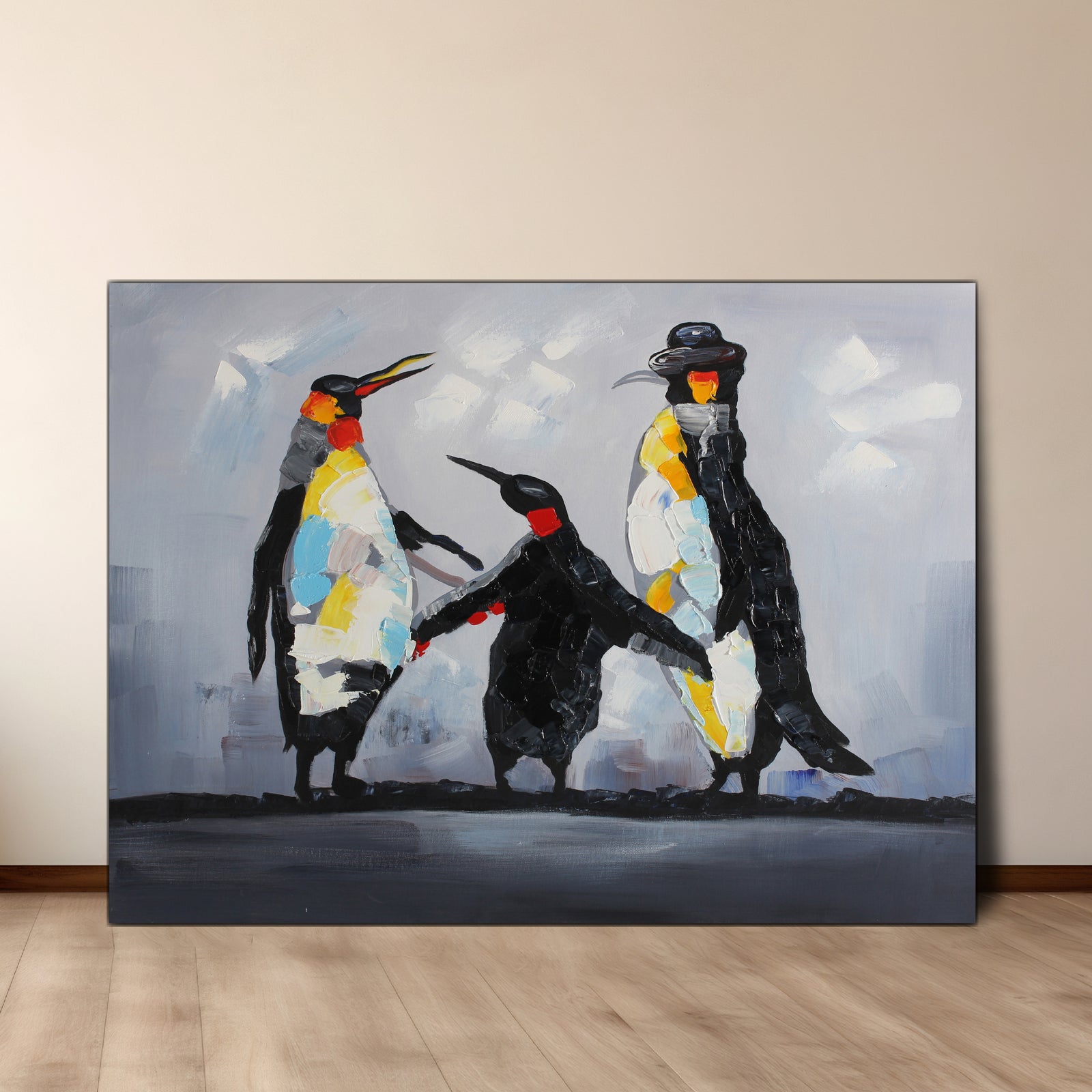 Happy Feet Family | Animal Art