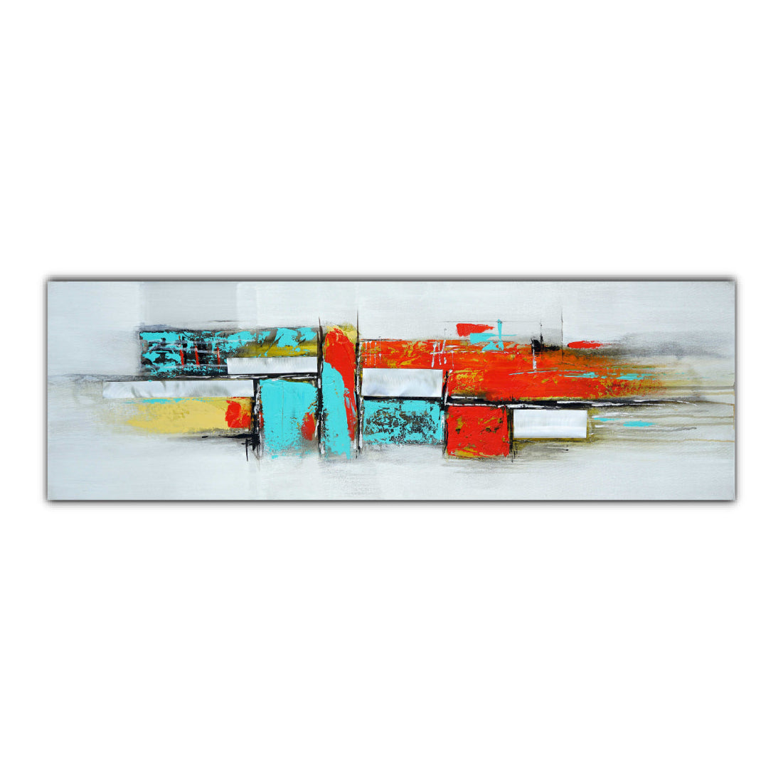 Industrial City Blocks H | Abstract Art