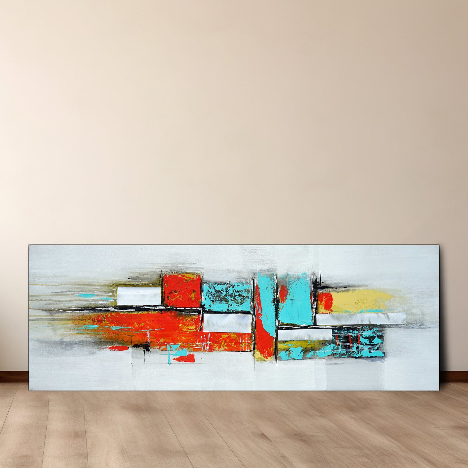 Industrial City Blocks H | Abstract Art