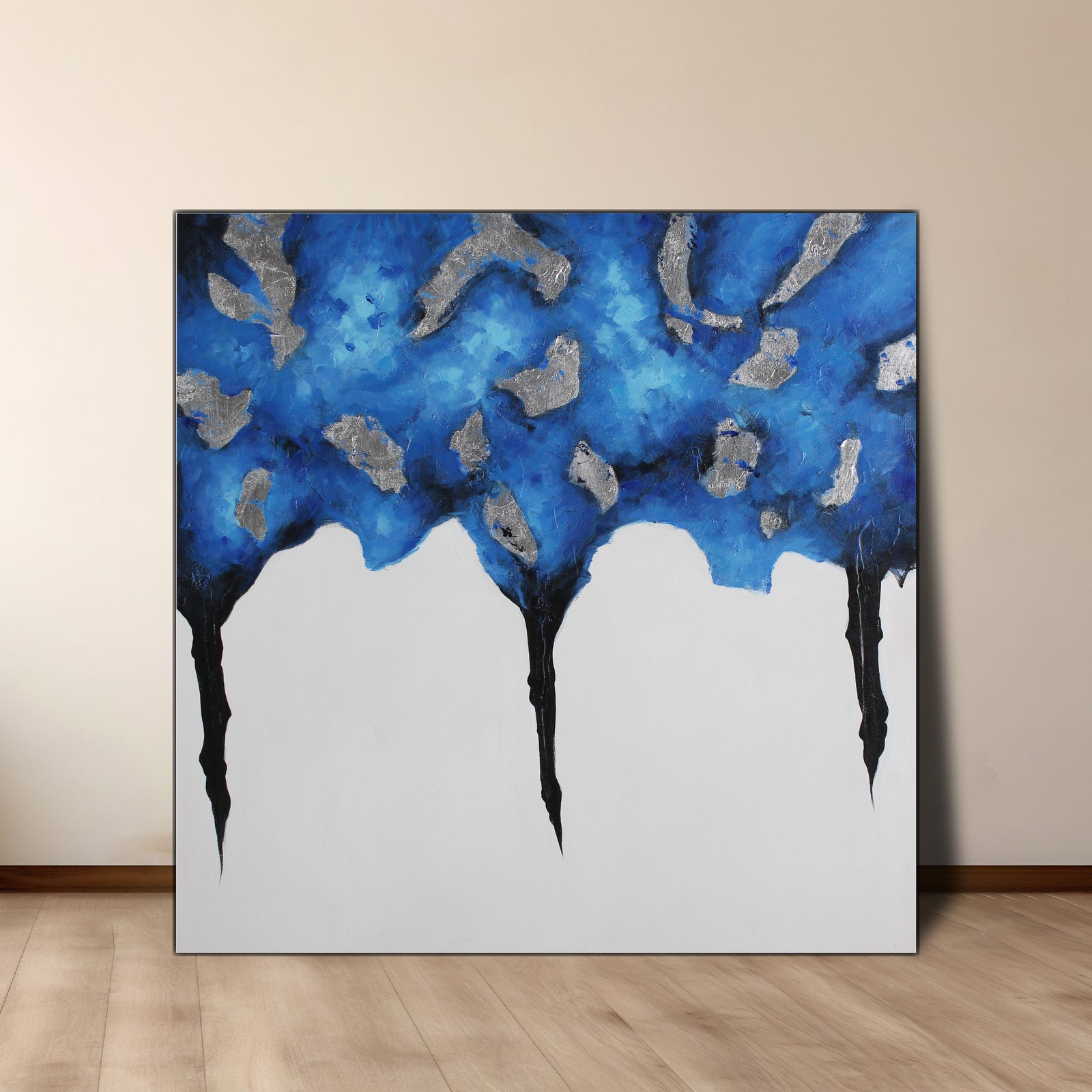 Intertwined Lilac | Abstraqct Art