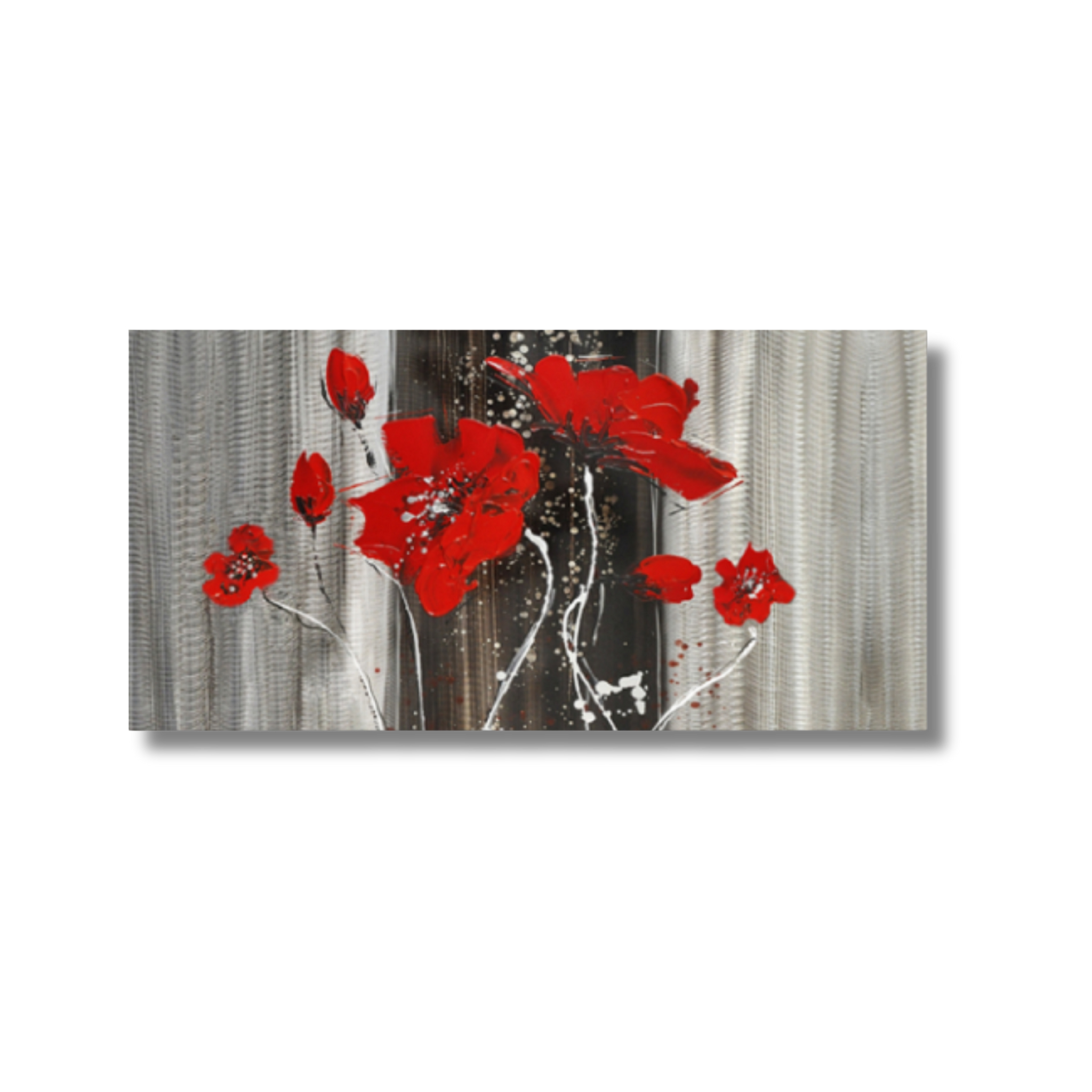 Lilies Dance Metalic Canvas