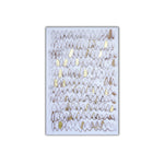 An abstract oil painting on canvas with a pattern of ripples, predominantly in shades of gray with gold accents, symbolizing perhaps prosperity and plunge as described in the product description.