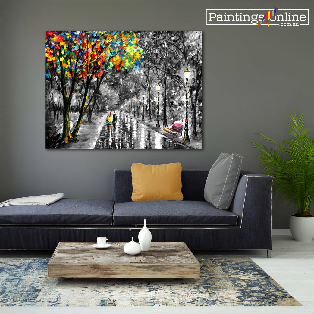 Stroll of fondness - paintingsonline.com.au