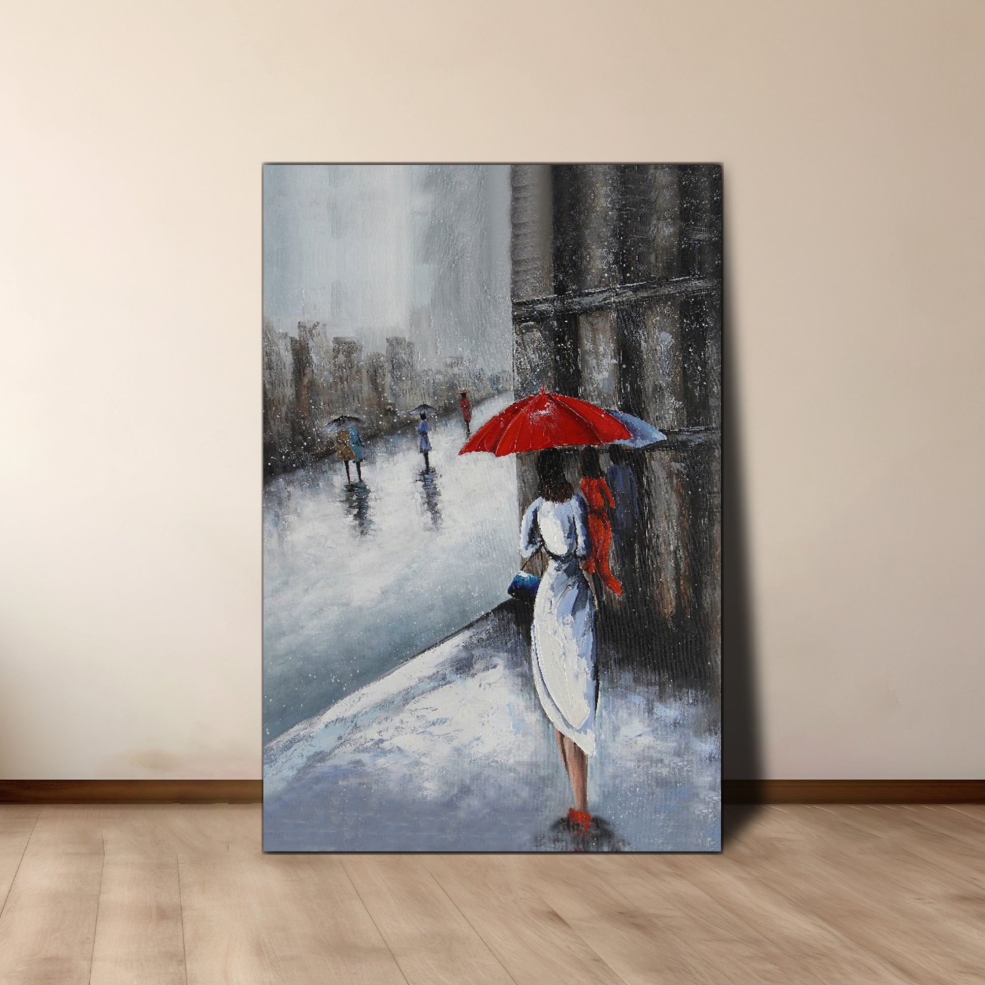 Walk In The Rain - paintingsonline.com.au
