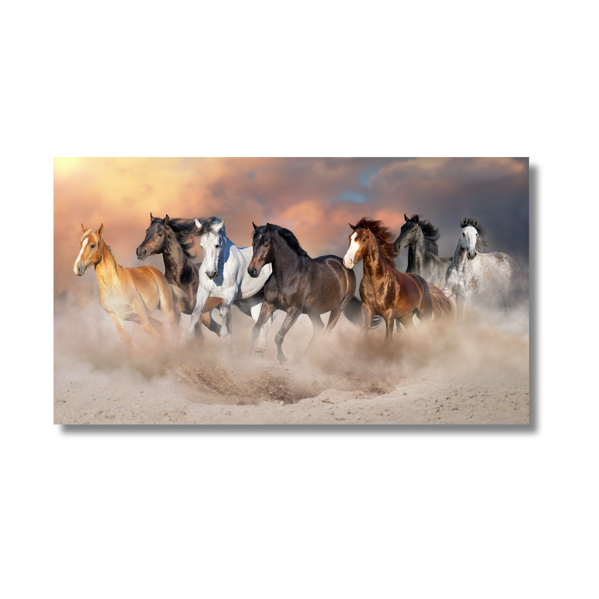 Wild Autumn Gallop Artwork 180x90 CM