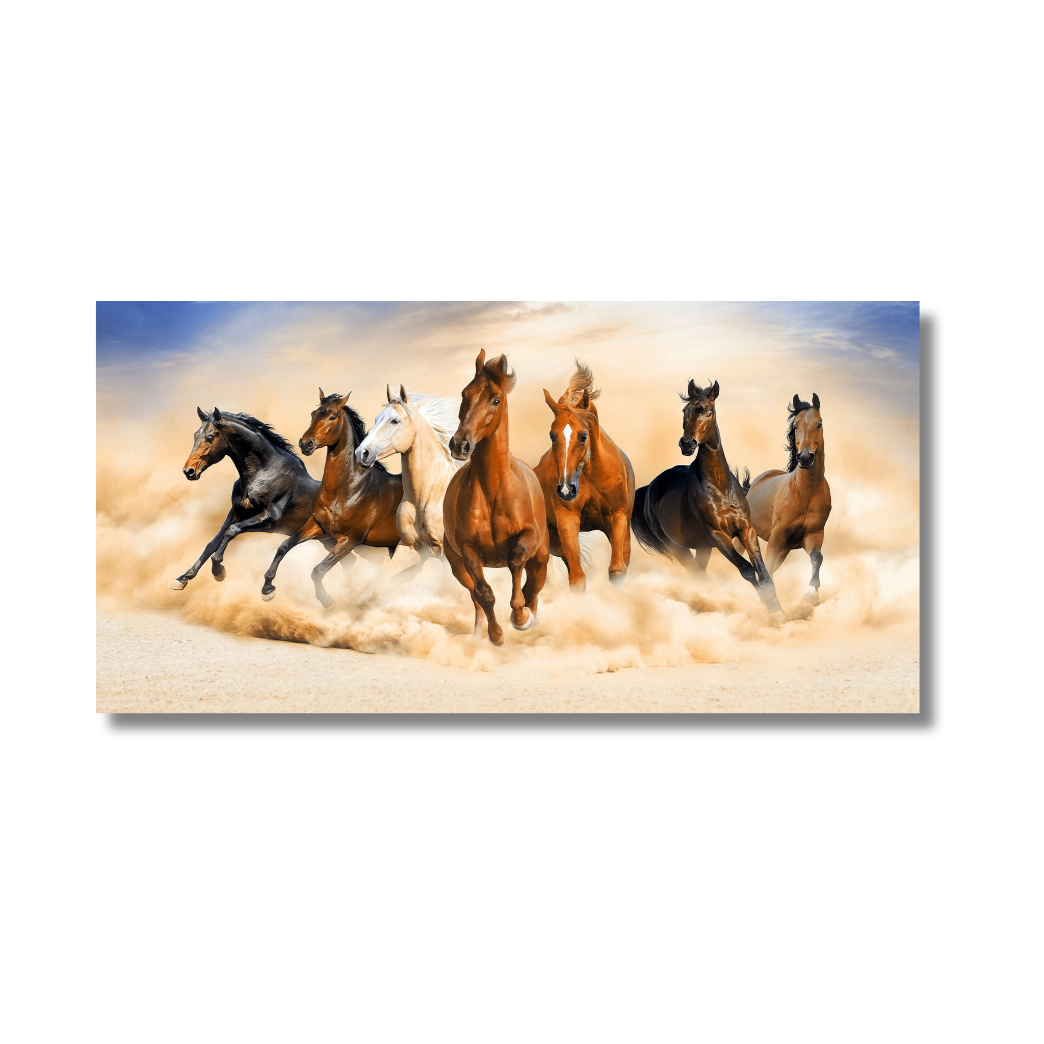 Wild West Symphony Wall Painting (210x110 CM)