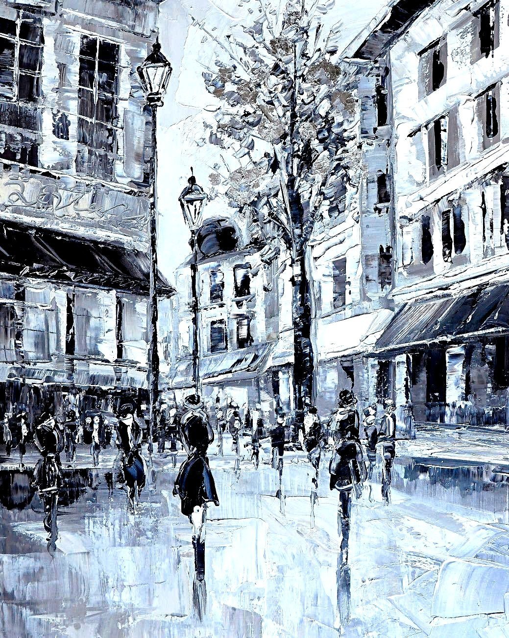 50's Black N White - paintingsonline.com.au