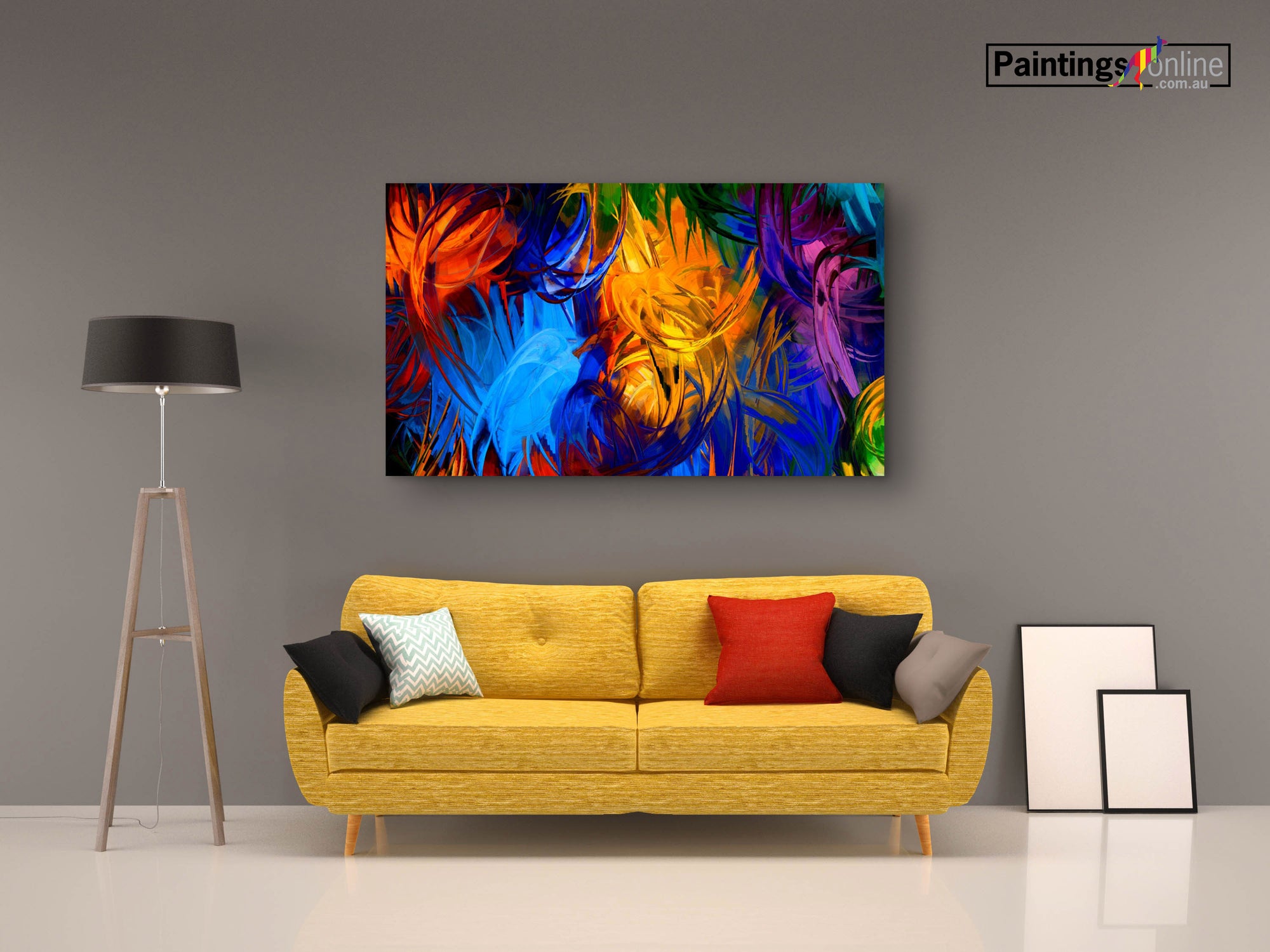 Abstract Feathers Spray - paintingsonline.com.au