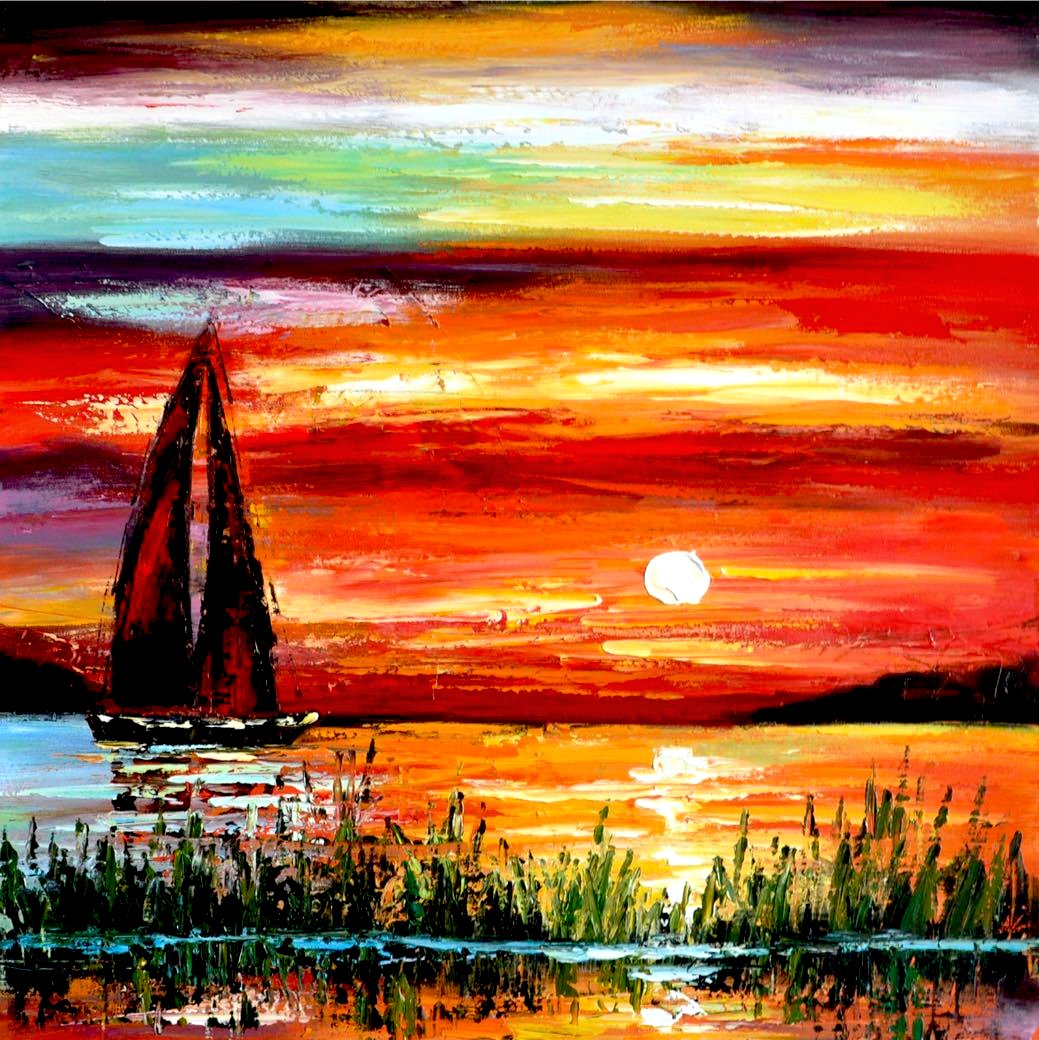 Dusk Scenery - paintingsonline.com.au