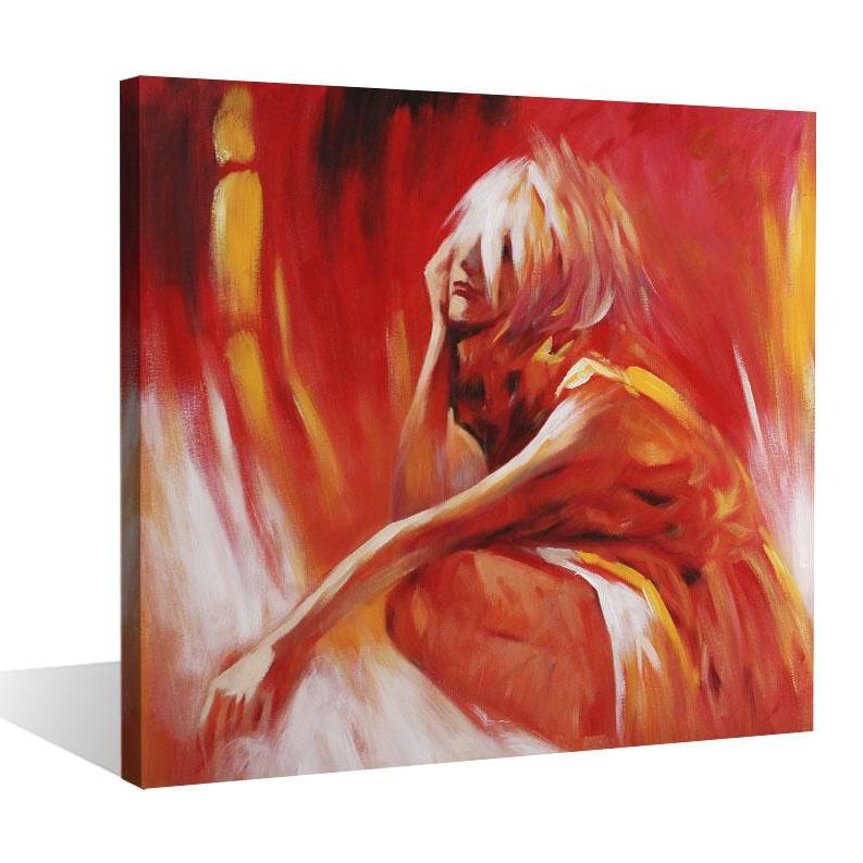Non-Chalant Muse - paintingsonline.com.au