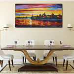 Peaceful Rooftops - paintingsonline.com.au