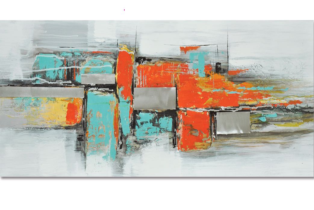 Industrial City Blocks H | Abstract Art