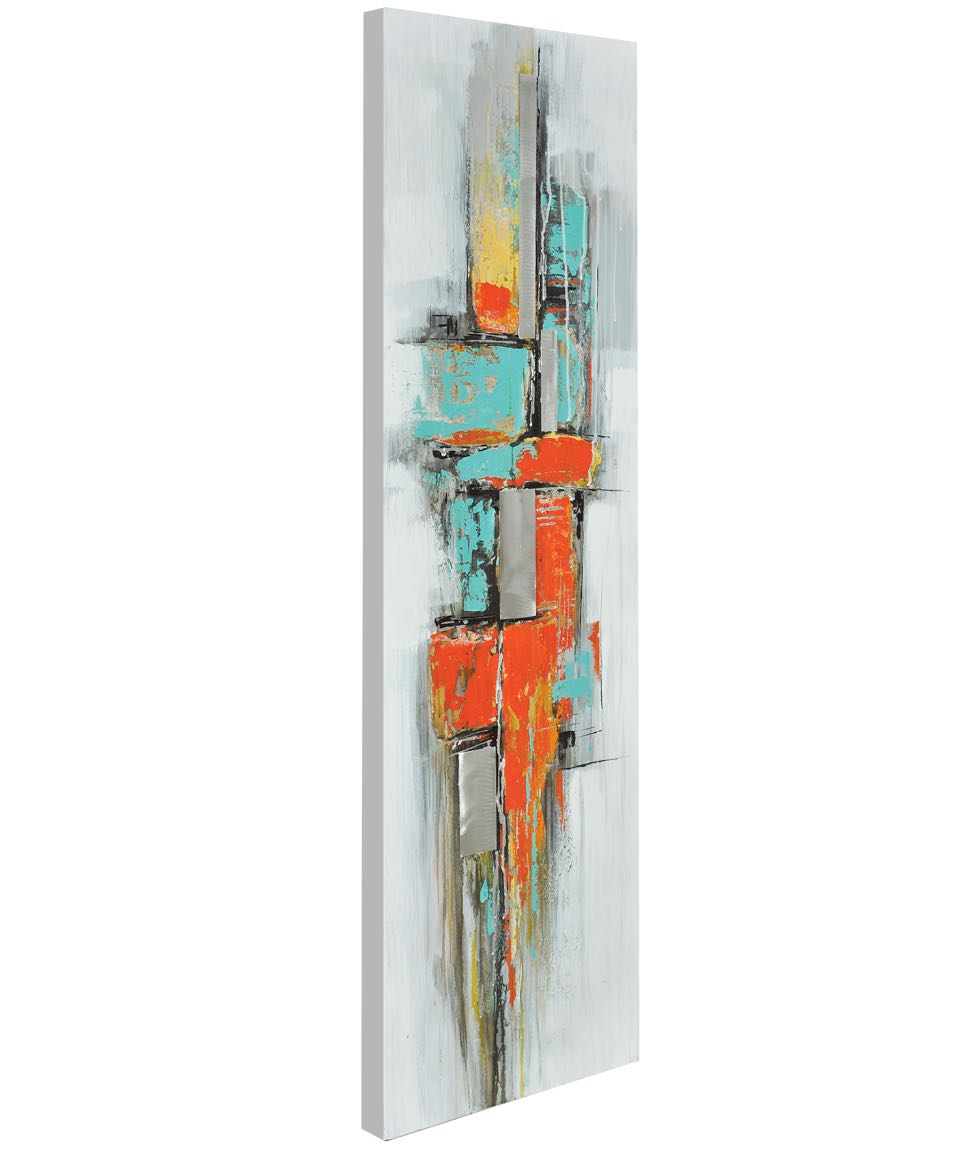 Industrial City Blocks V | Abstract Art