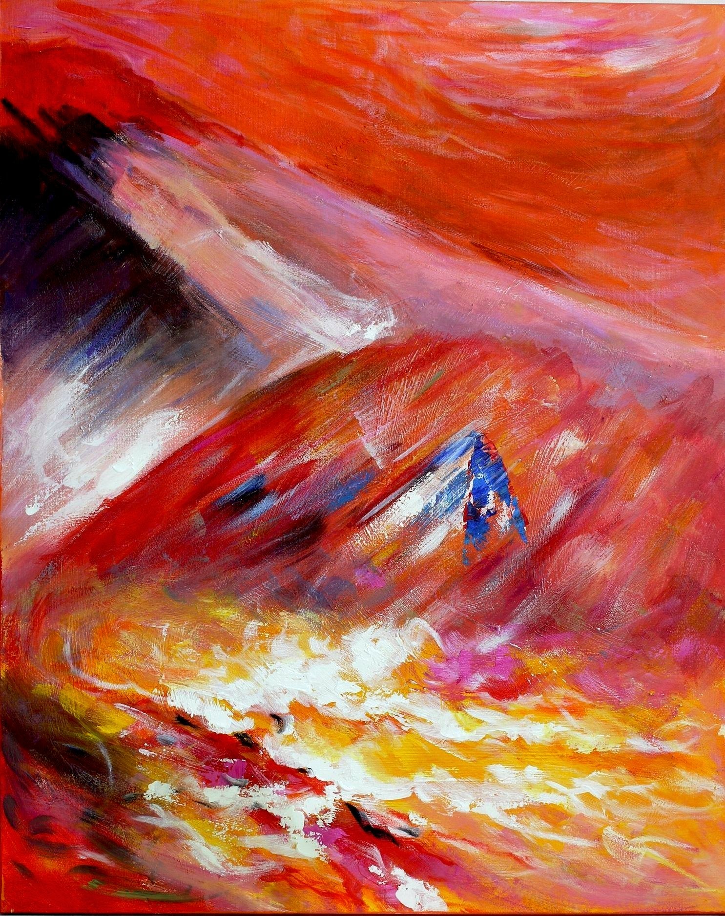 Lava Mountain | Abstract Art
